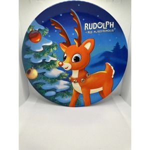 Rudolph the Red Nosed Reindeer Decorative Plate New Seasons by Sue DiCicco 8.25”